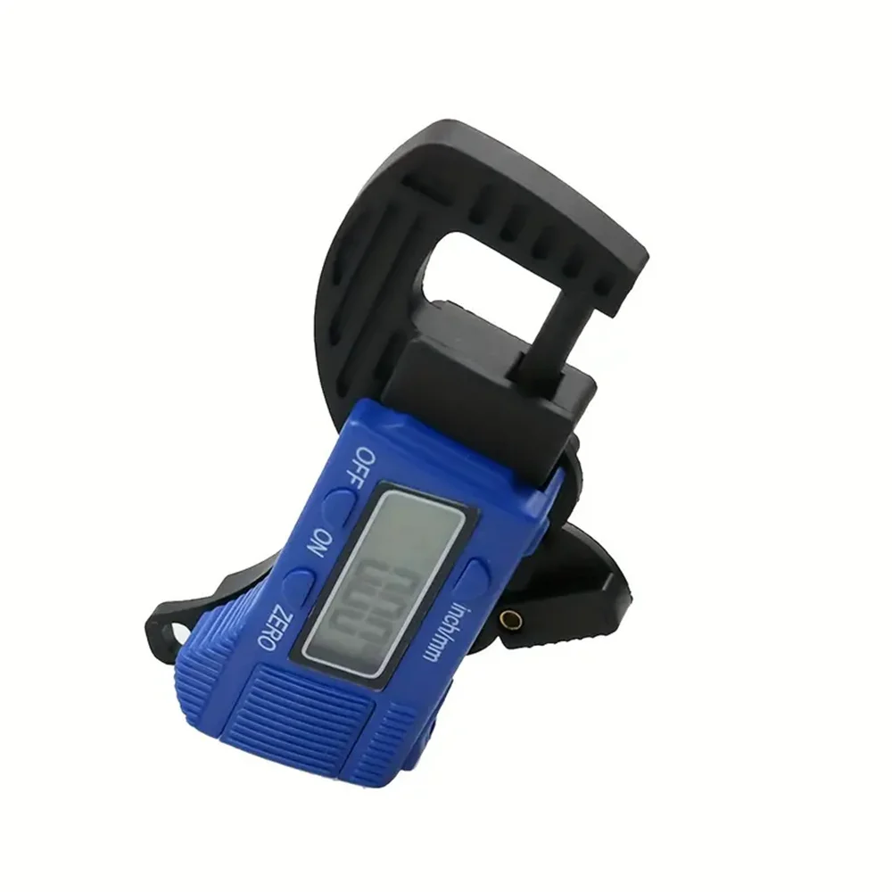 0-12.7mm Digital Thickness Gauge, Digital Display Measuring Tool Inch/Millimeter Conversion Portable Quick Mini Caliper