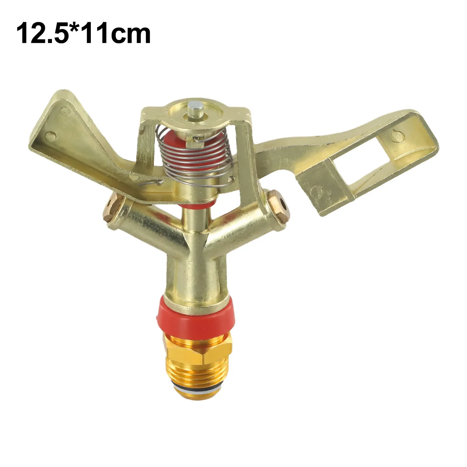 

360° Rotation Yard Brass Lawn Water Watering Irrigation Cooling Spray Nozzle Adjustable 1x Sprinkler Practical