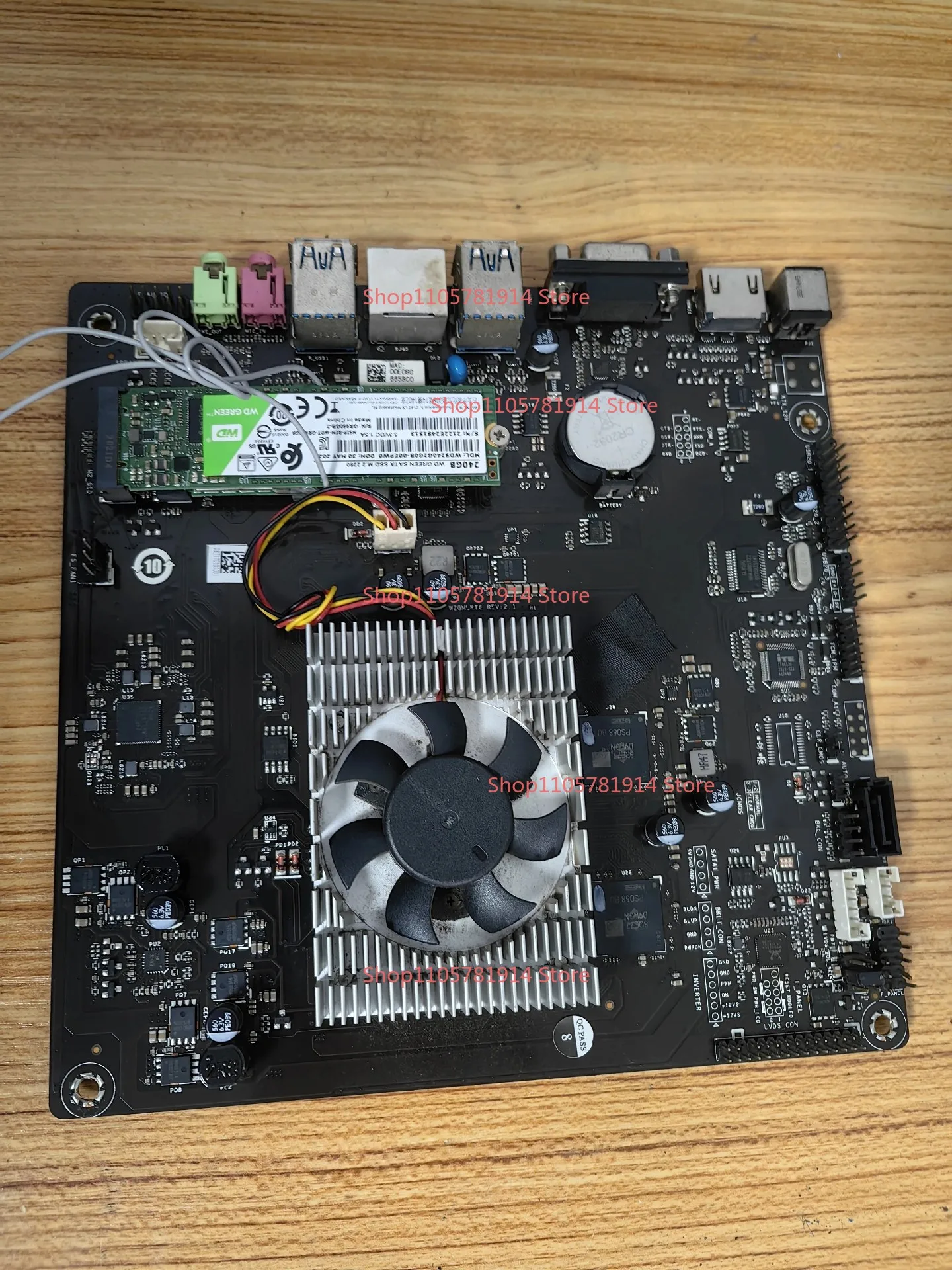 For R-TJ4105-A80 All-in-one Machine Small Main Board J4105 Processor, Onboard 8G Memory M.2 Hard Disk