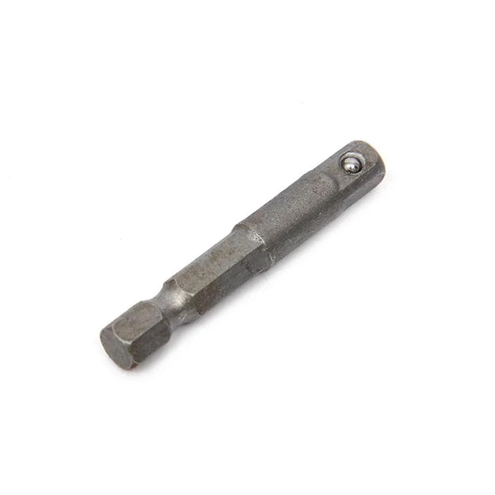 

Converter Socket Adapter 1/4" Hex Shank 1/4" Square Drive 50mm Chrome Vanadium Steel Converter Silver Socket Adapter Hot Sale
