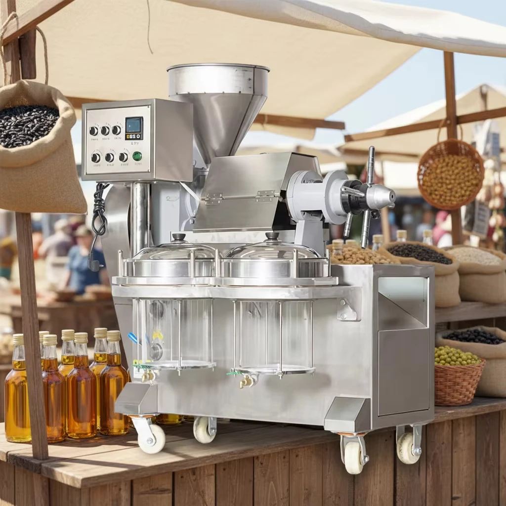 Sunflower seed oil press, automatic oil press, screw oil press