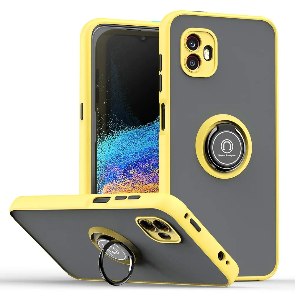 Rüstung matt Fall für Samsung Galaxy Xcover 7 Xocver 6 Pro Cover Ring Magnet halter Stand stoßfest Coque Fundas – Detail 14