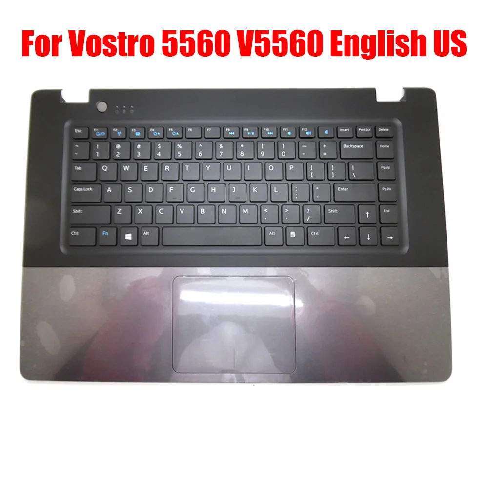 Laptop Palmrest For DELL For Vostro 5560 V5560 35JWATCW110 With English US With Touchpad Black Upper Case