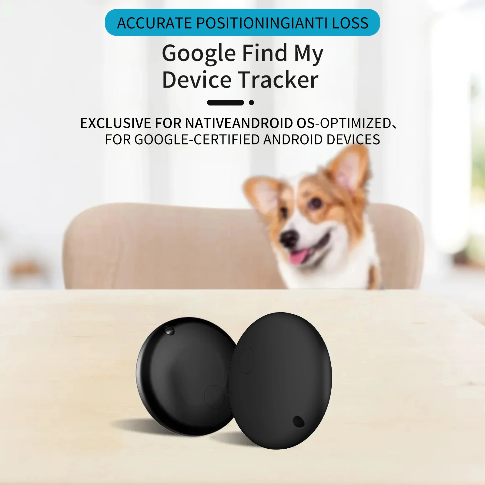 SmartBluetooth Anti-loss Device Smart Tracker For Keys Luggage Wallet Smart Tag Works With For Google Find My