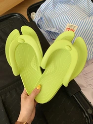 Hotel Travel Portable Foldable Slippers For Men And Women Swimming Anti Slip Beach Disposable Flip Flops