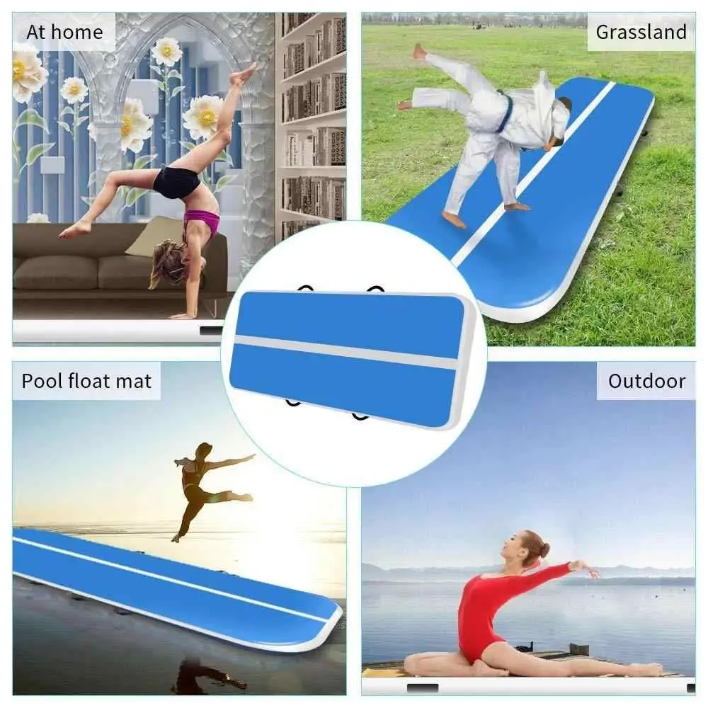 6m7m8m*1m Aufblasbare Gymnastik Yoga Matte Air Track Gym Boden Tumbling Hause