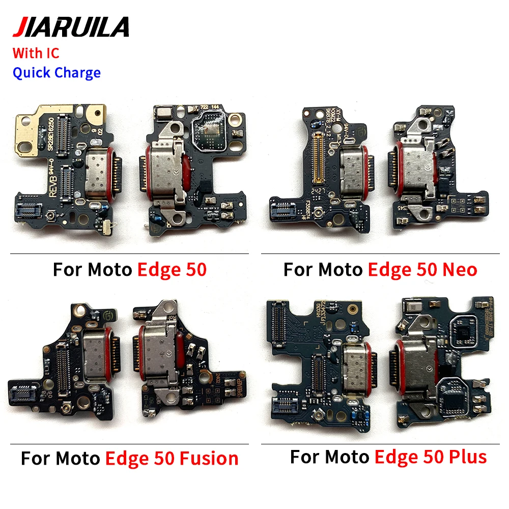 NEW USB Charge Port Jack Dock Connector Charging Board Flex Cable For Moto Edge 50 Fusion Pro Neo Ultra