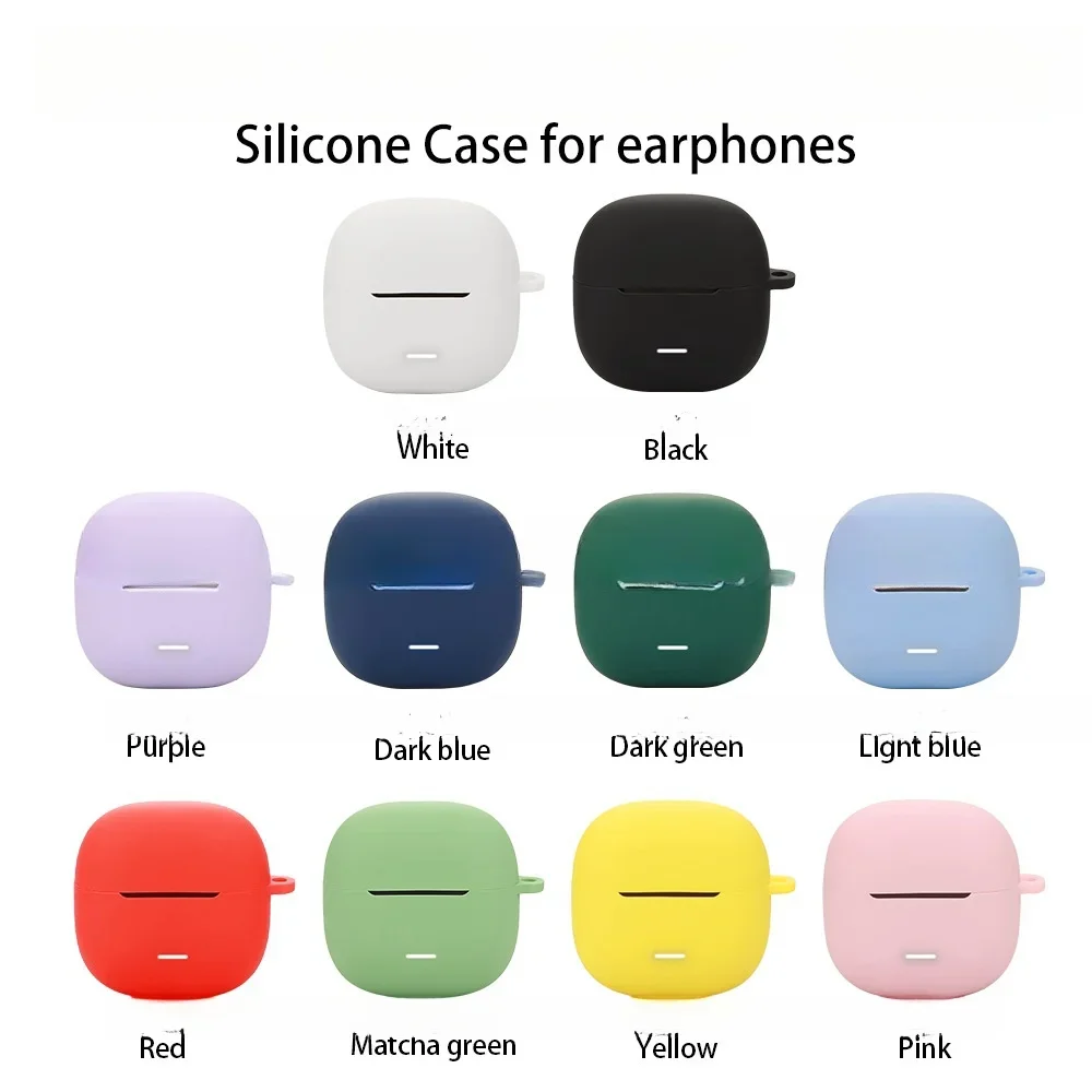 2pcs for Redmi Buds 6 Lite Silicone Protective Cover Fundas Bluetooth Earphone Case for Redmi buds 6lite Protective Cover Shell