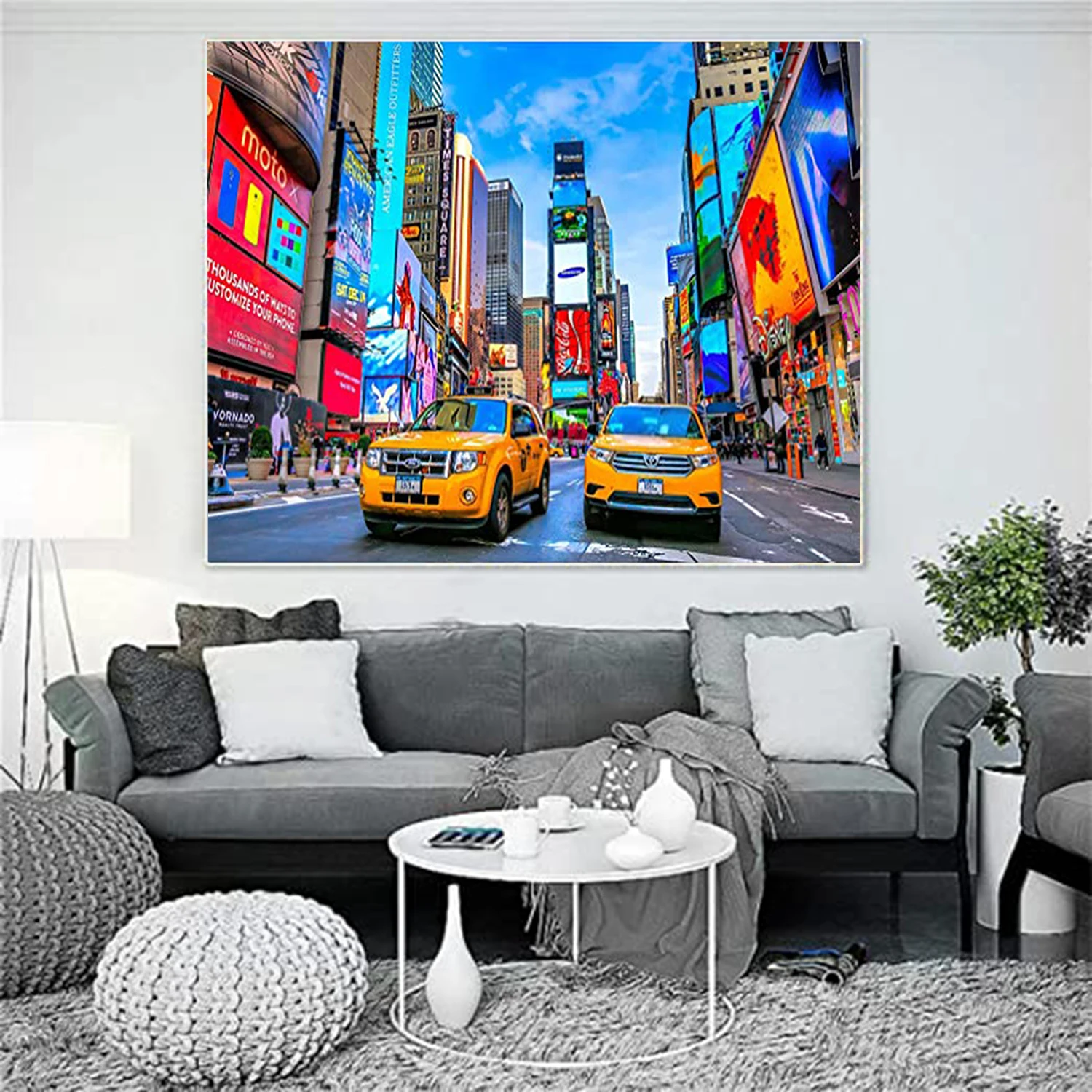 Diamond painting new product handwork New York Square DIY mosaic Cross stitch square/round diamond living room decoration gift