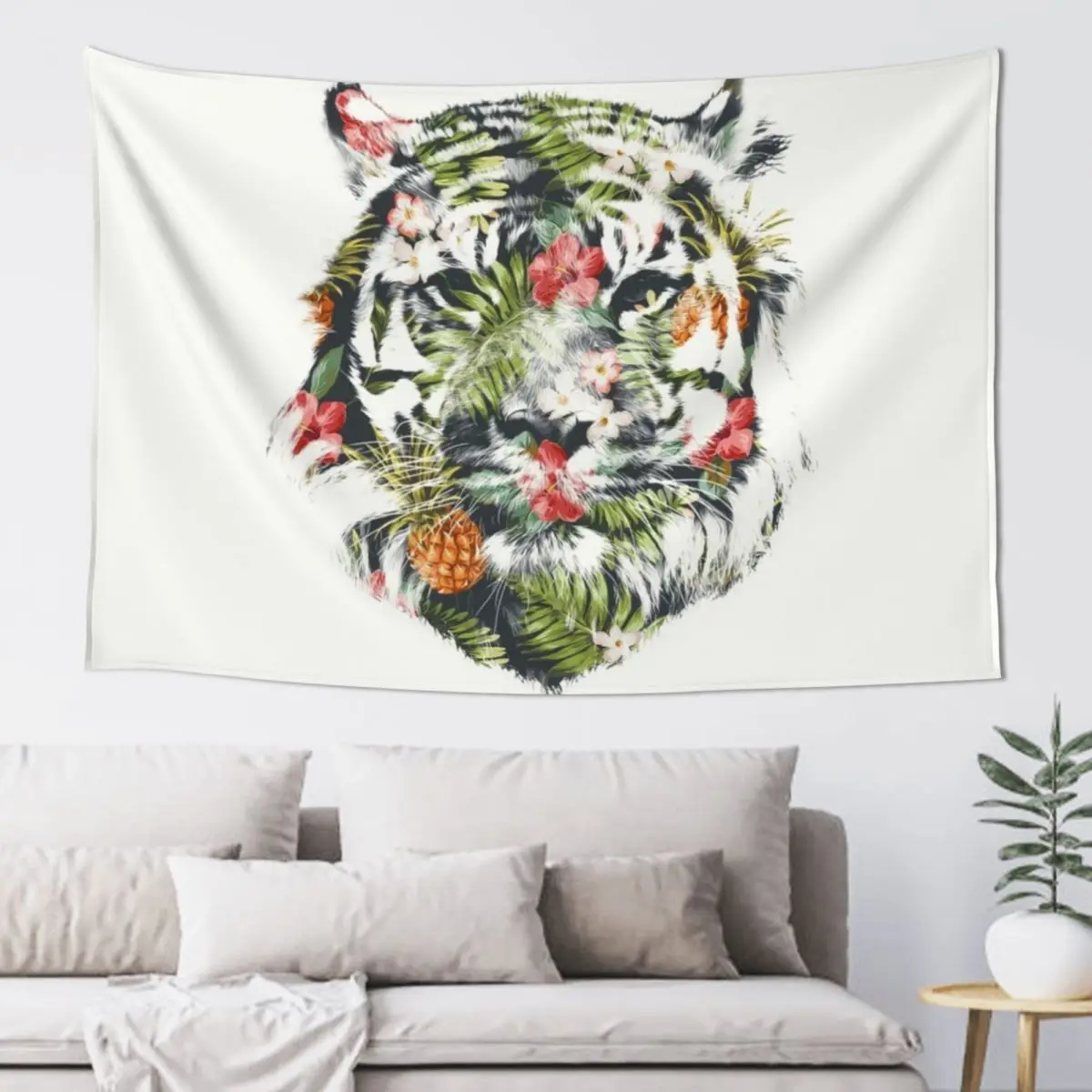 

Tropical Tiger Tapestry Decoration Aesthetic Room Decorator Decoration Room Tapestry