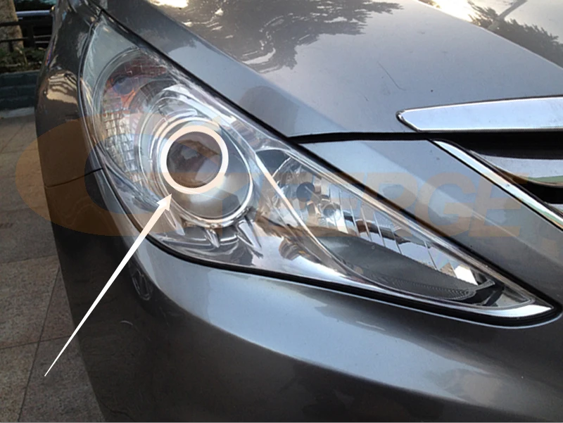 For Hyundai Sonata I45 YF 2011 2012 2013 2014 Excellent Ultra Bright COB Led Angel Eyes Kit Halo Rings Car Accessories