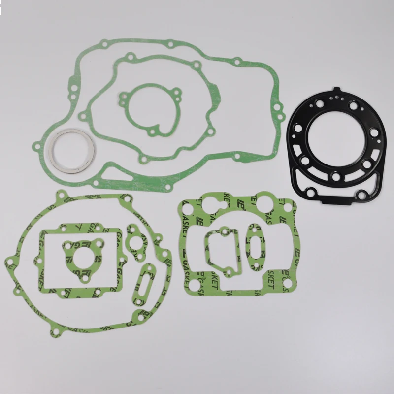 Engine Generator Crankcase Clutch Covers Cylinder Gasket Kits Set For Kawasaki KDX250R KDX 250 R 1991-1995