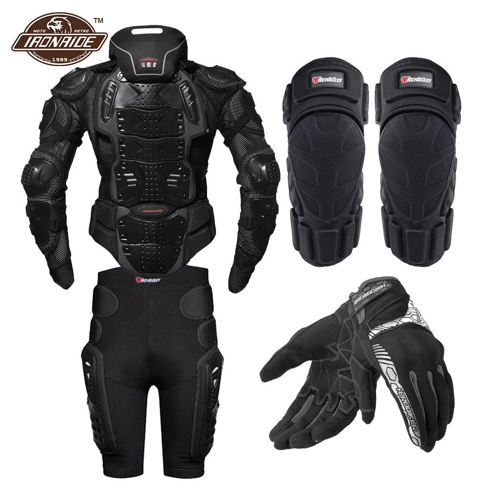 Motorcycle Jacket Full Body Armor Set Motorcycle Chest Armor Suit Motocross Racing Protective Gear Moto Protection S-5XL