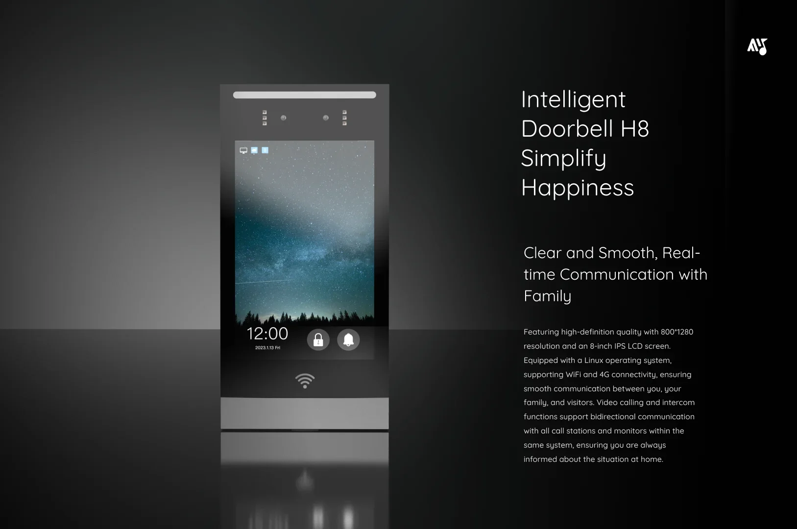 

Tuya 8-Inch Android Smart Door Phone Touch Screen IP Intercom Video Wired WiFi Network System USB For Home Apartments Zigbee 5G