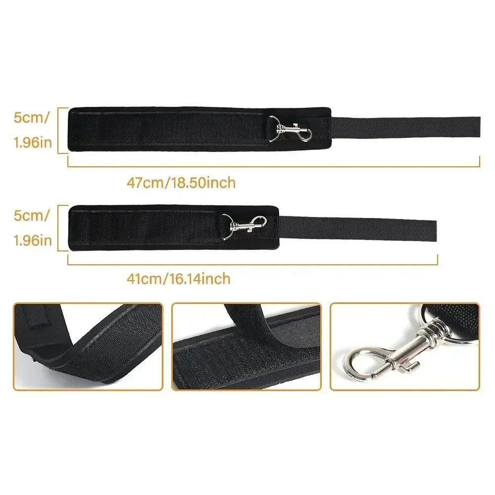 2026. Bed BDSM Set Sex Toy Handcuffs for Couple Woman Adult Kit Supplies BDSM Restraints Bed Bondage Rope Sexual Handcuffs Sexy