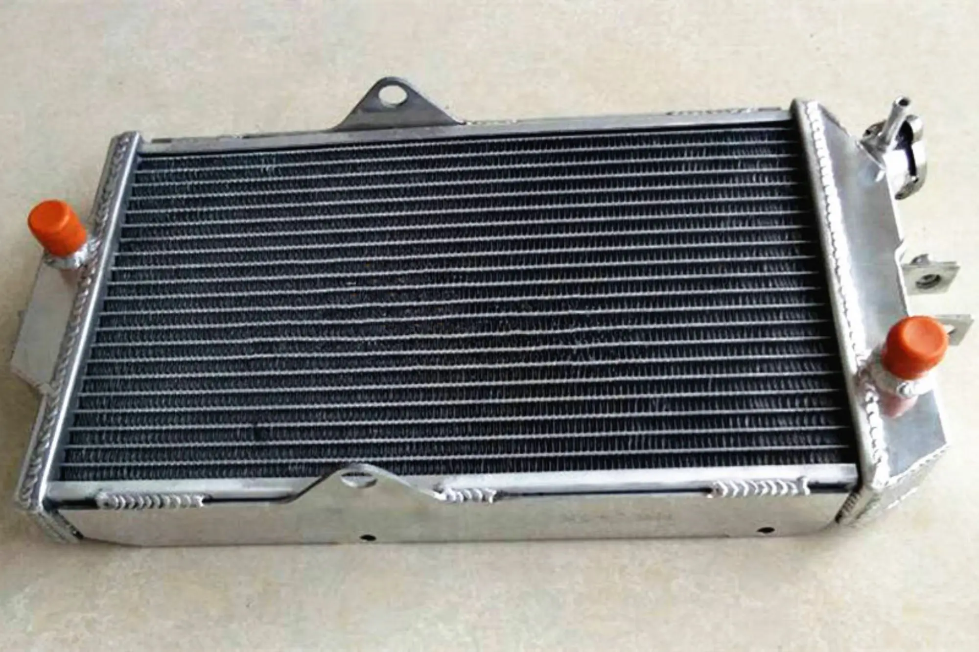 For 1987-1990 Suzuki Quadracer 500 LT500R 2x4 Zilla Aluminum Radiator Cooler Cooling Coolant 1987 1988 1989 1990