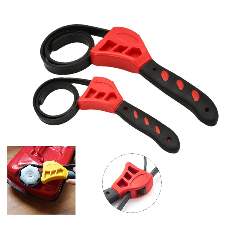 Belt Wrench oil filter puller Strap SpannerChain Oil Filter Cartridge Disassembly Tool oil filter wrench Adjustable Strap Opener