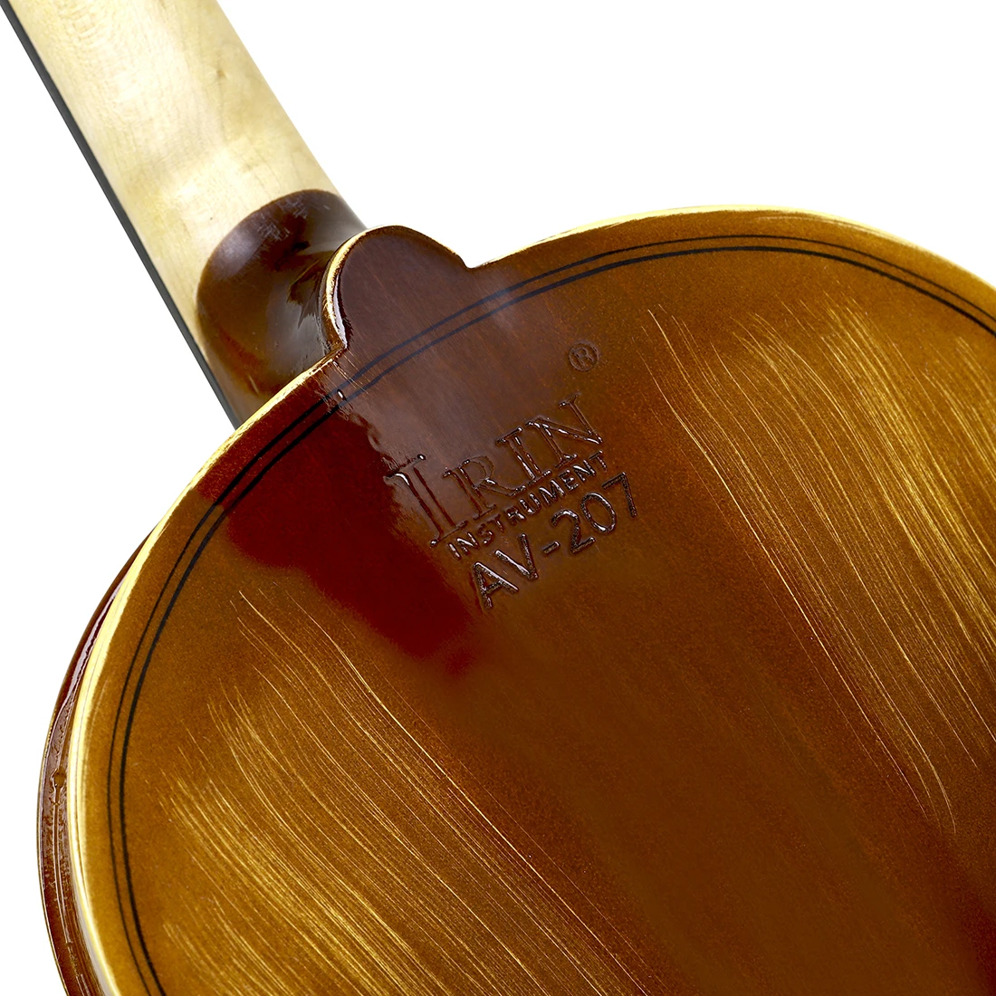 

Astonvilla 4/4 Solid Wood Violin Set AV-207 Glossy Natural Finish with Instrument Accessories Full Size Classical Violin