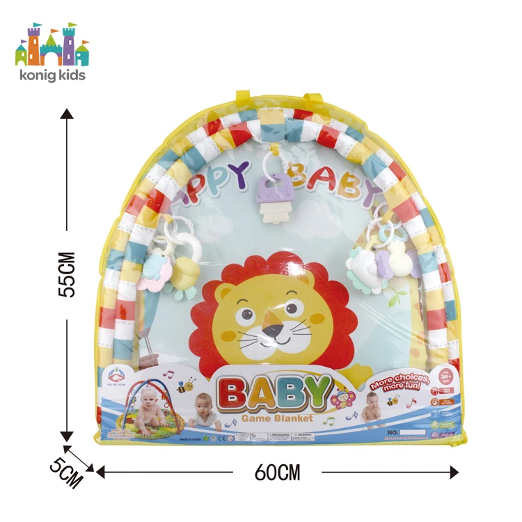 Konig Kids New New Design Little Round Baby Play Mat Activity Gym With PVC Bag Development Baby Blanket Play Gym