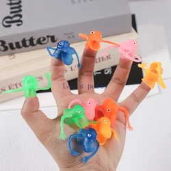 10Pcs Dinosaur Story Finger Puppets Gashapon Toys for Kids Birthday Party Favors Pinata Filler School Prizes Halloween Gifts