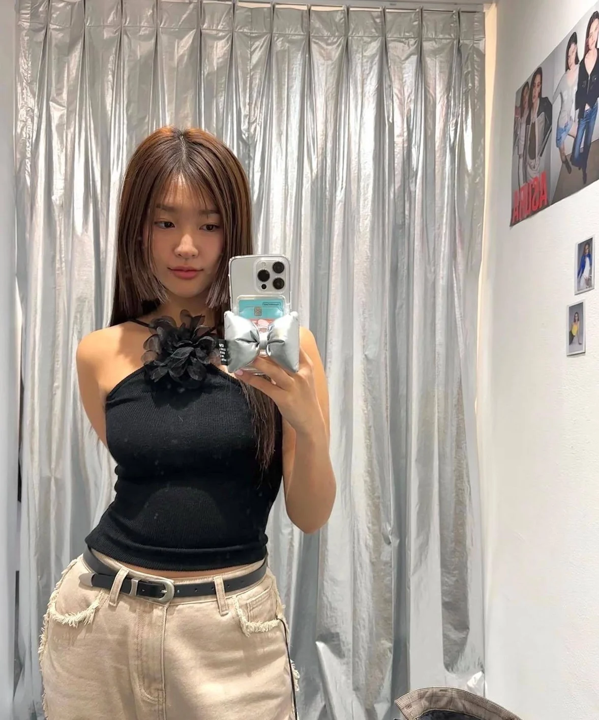 Asura Zhao Mei Yan Jin Min الأزهار الدانتيل ter Ne سليم صالح بوستير سترة المرأة حزام ربيع 2024 Faion #2