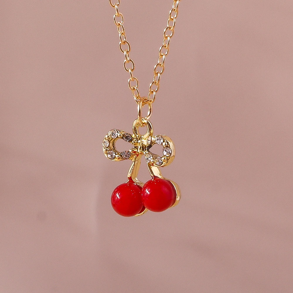 Aihua Gold Farbe Y2K Kristall Tier Herz Halskette Kpop Schlüsselbein Kette Halsketten für Frauen Mädchen Neue Trend Party Schmuck Geschenke – Detail 18