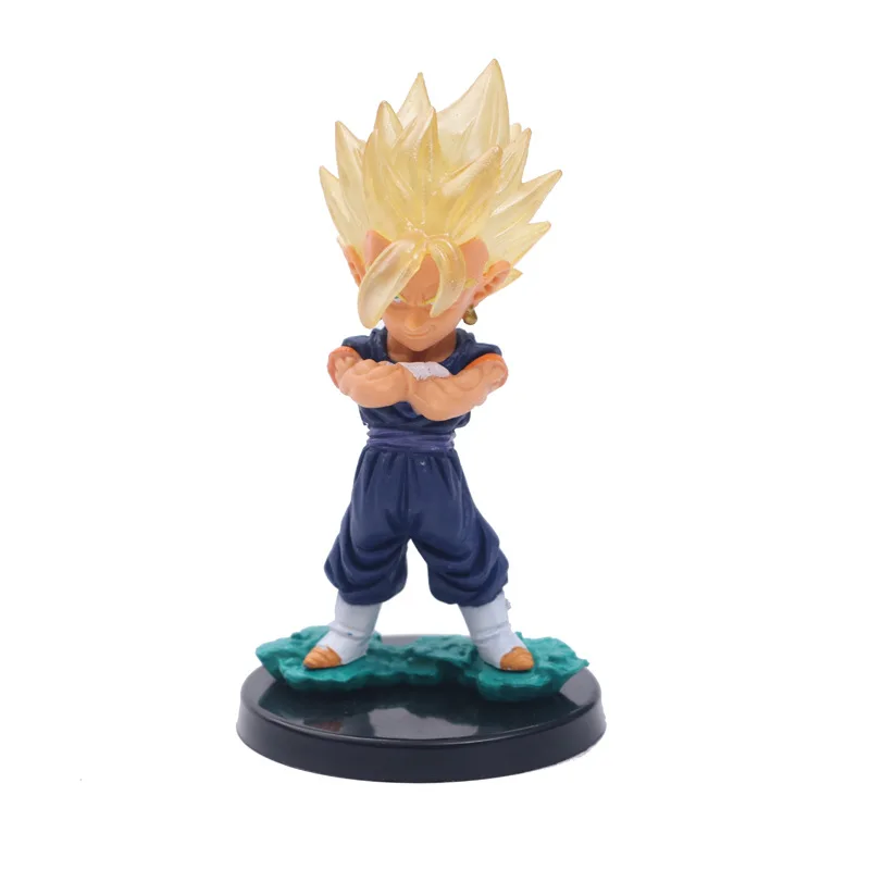 5Pcs/1Set Anime Dragon Ball UG Gacha Series Figure Son Goku Vegeta Broli Set Model Toy Gift Collection Aciton Figure PVC