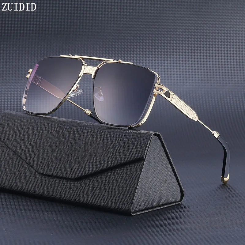 2022 Square Sunglasses For Men Vintage Luxury Punk Fashion Glasses Tide Trending Shades Vasos Decorativos Gafas De Sol Hombre