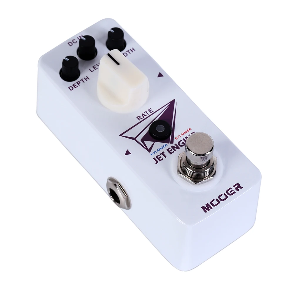 MOOER Jet Engine Digital Multi-Frequency Flanger Guitar Effect Pedal Two Different Flanger Modes True Bypass Guitar Pedal