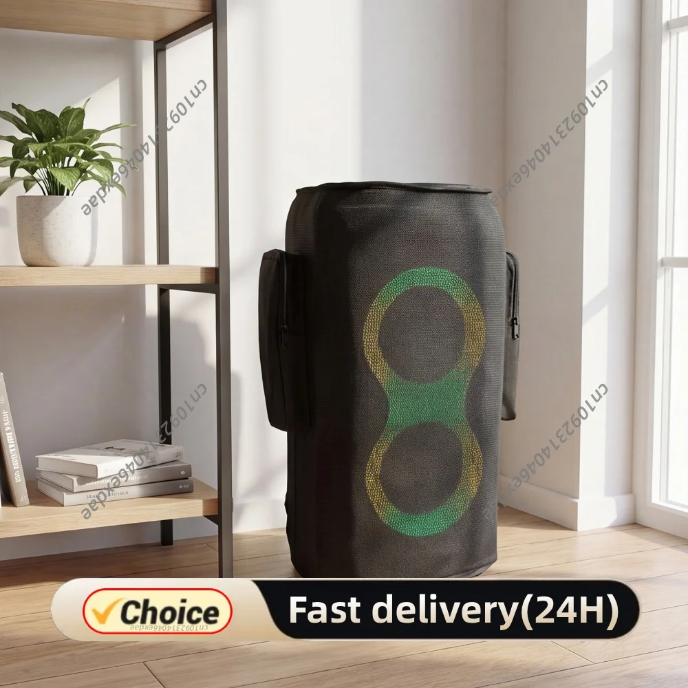 Speaker Bag Case for JBL PARTYBOX 110/120 Speaker Protective Speaker Bags Portable Carry Bags with Microphone & Accessories