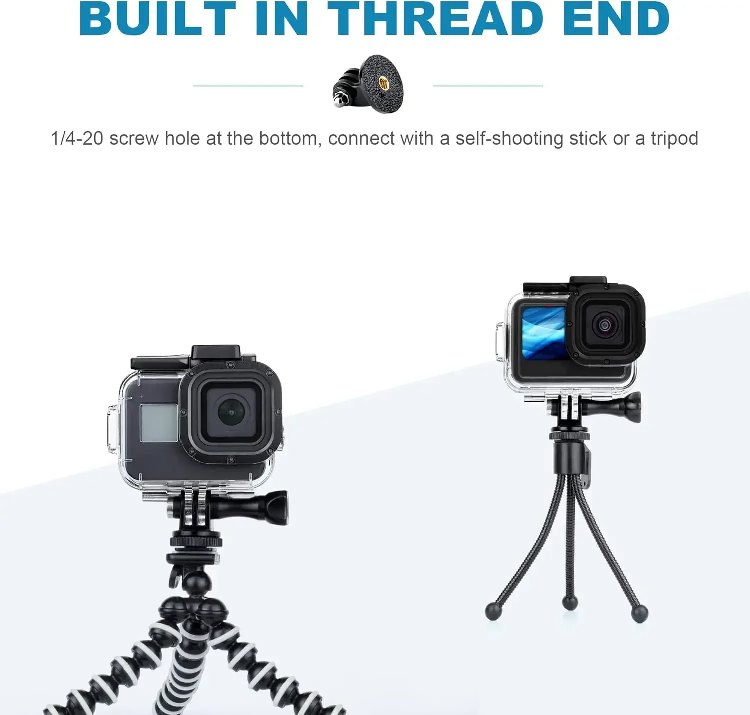 1-5Pcs Tripod Adapter Converter 1/4