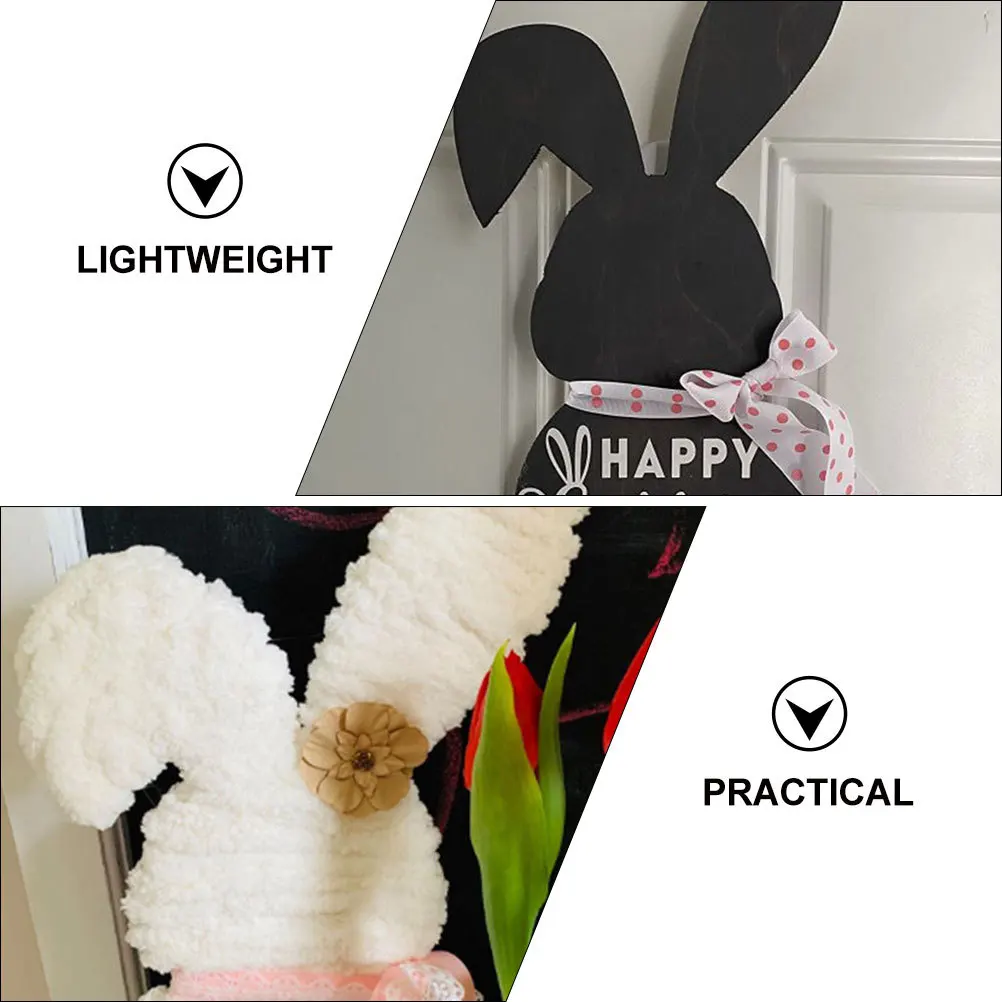 

Rabbit Shaped Wood Chip White Embryo Square Unfinished naments DIY Material Blank Slice Crafts Art Party Wooden Coasters Home