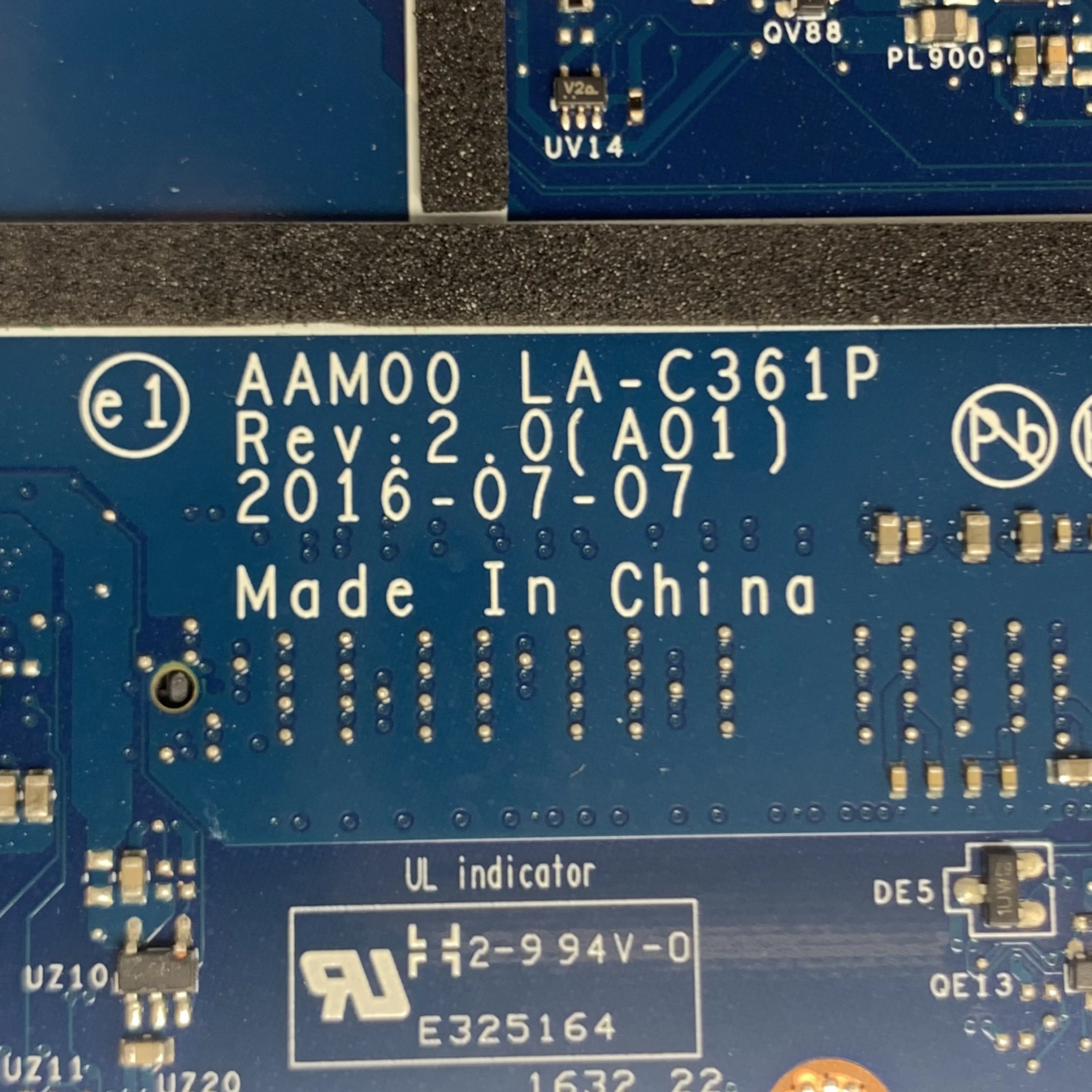 

0WWKNF WWKNF CN-0WWKNF AAM00 LA-C361P For Dell 5510 Laptop Motherboard W/ SR2FN E3-1505M V5 CPU N16P-Q1-A2 M1000M 100% Tested OK