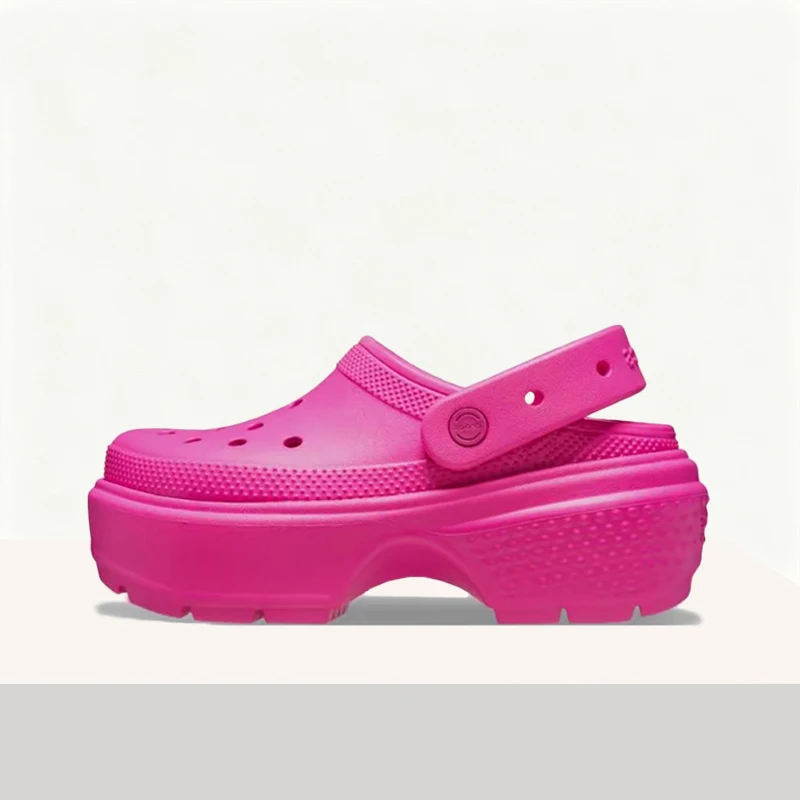 Crocs Stomp Clog: Casual, Height-Enhancing, Breathable, Non-Stuffy Outdoor Water-Crossing Clogs for Women 209347-6TW