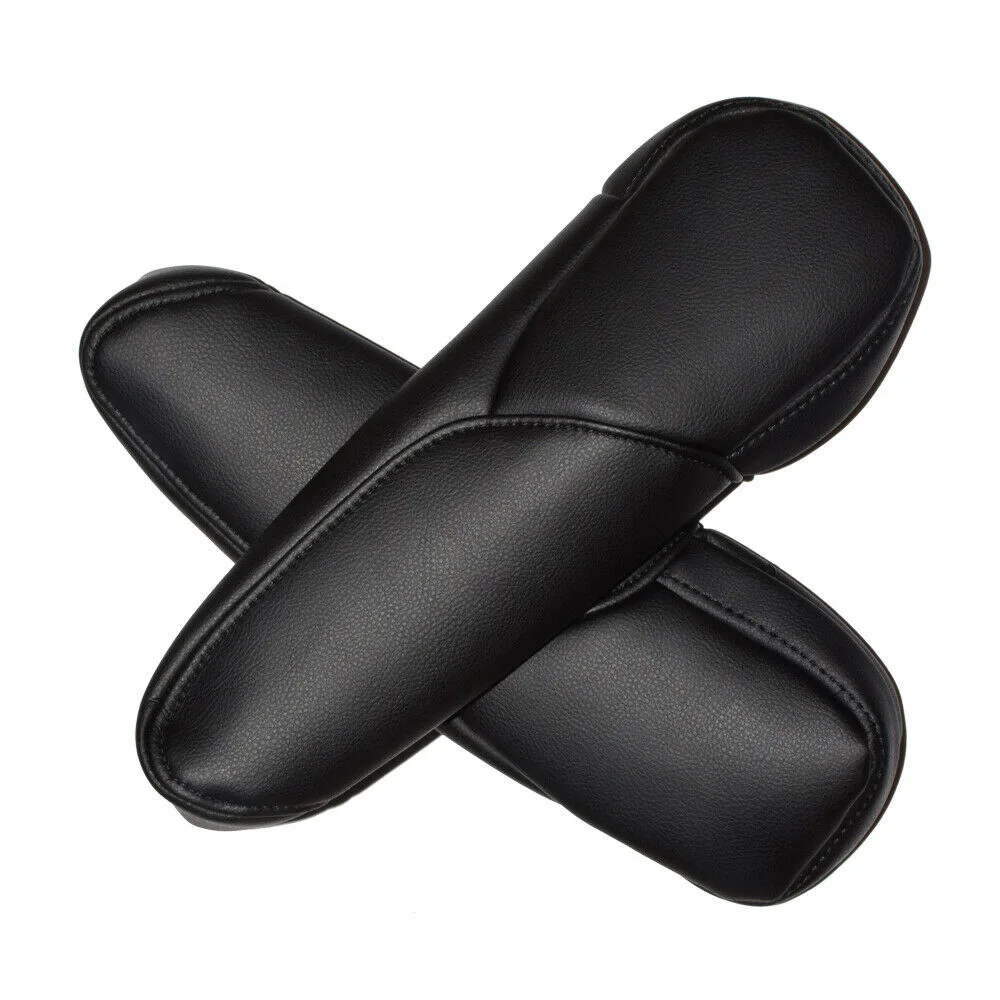 Car Fiber Leather Seat Armrest Driver/Passenger Side Handle Cover Trim for 2007 2009