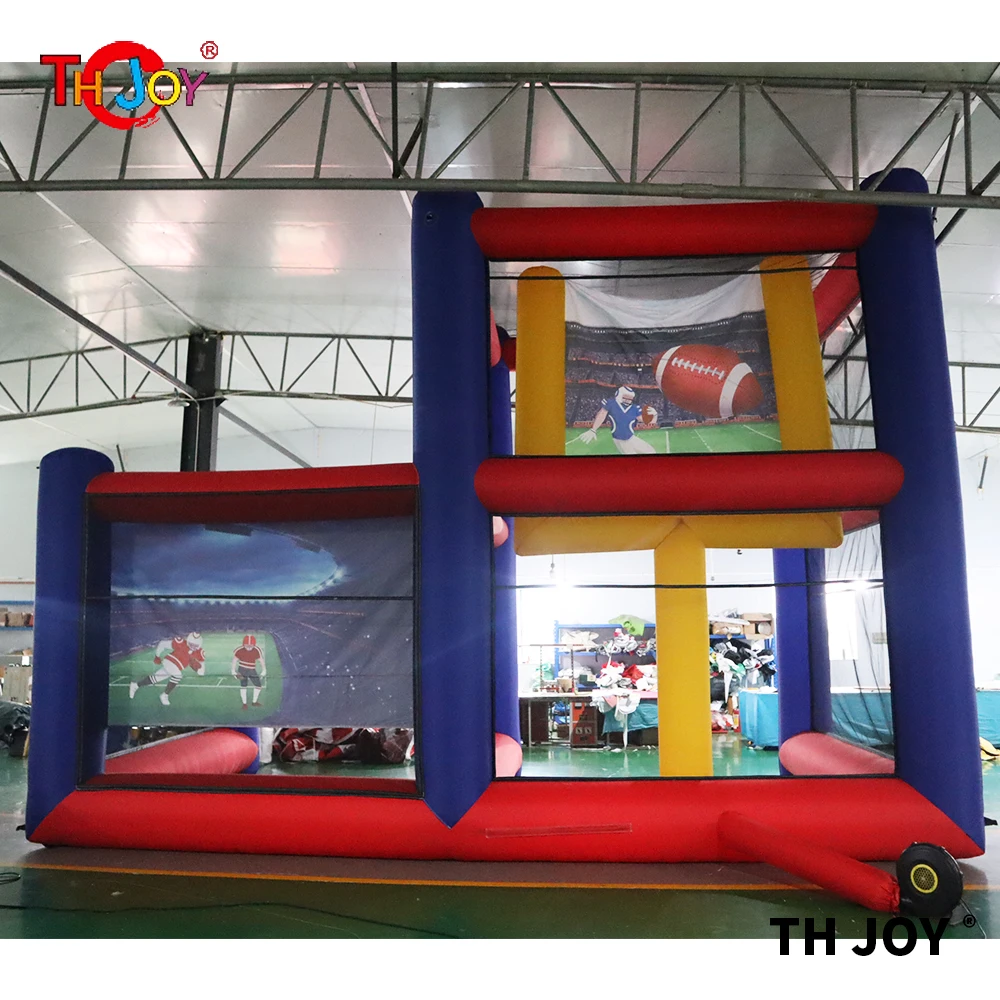 new design inflatable field goal challenge, inflatable rugby field goal,inflatable football toss game, inflatable shooting games