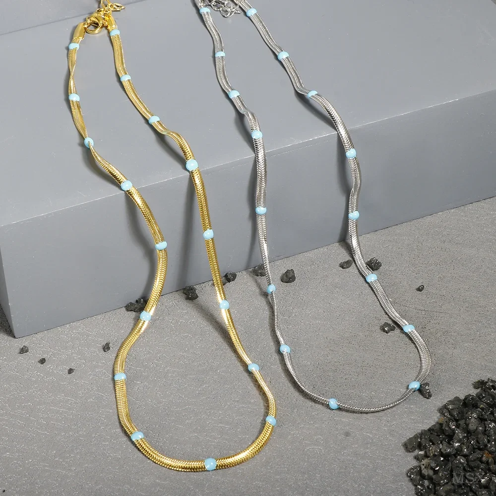 LLX Stainless Steel Creative Chain Necklace