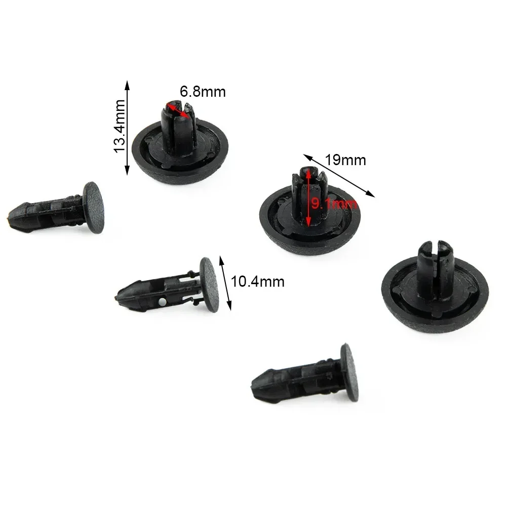 10x Car Engine Cover Clip Radiator Support Clip For LEXUS LS460 LS460L RX350 RX450H Engine Cover Clip Car Rivets Screw NEW