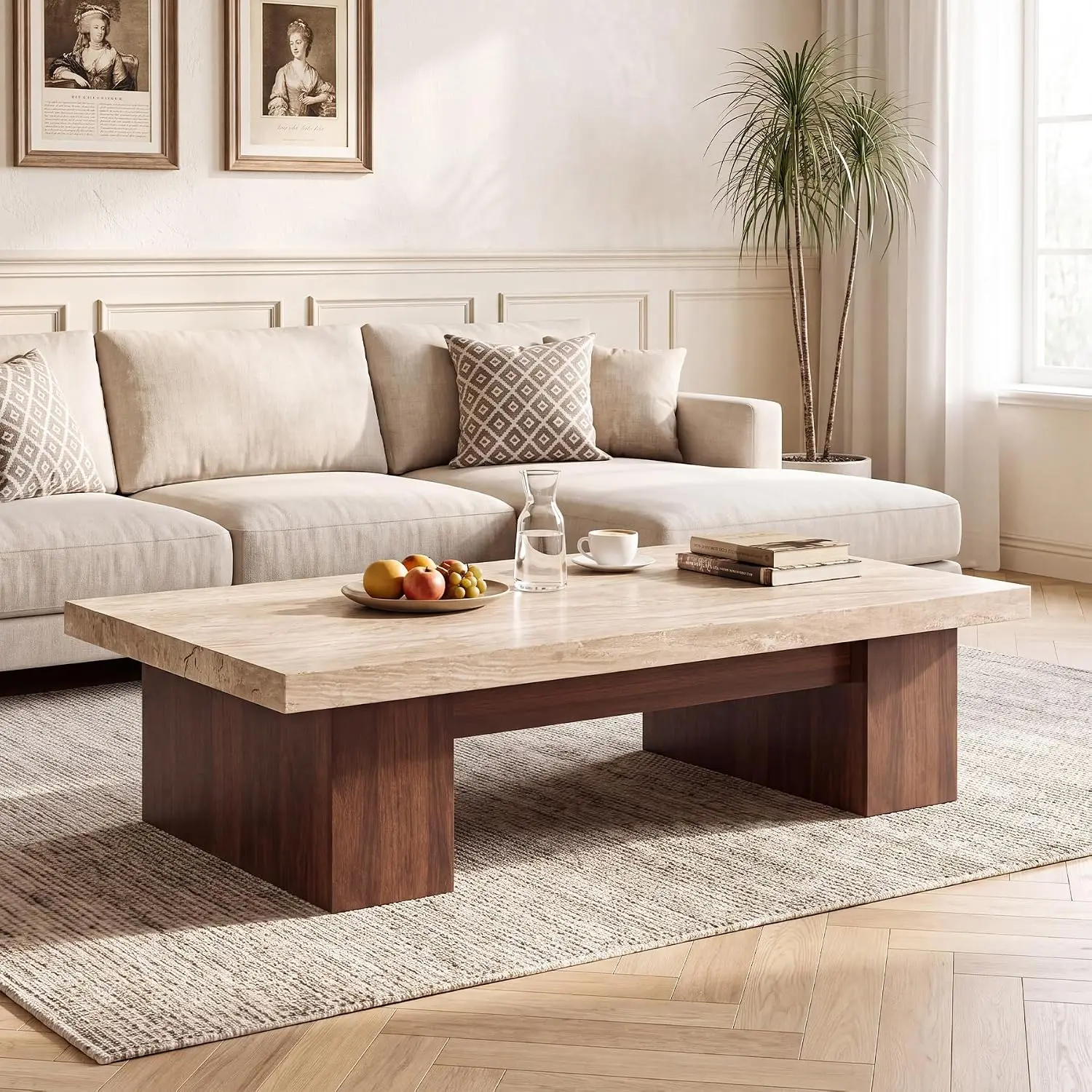 Marble Top Coffee Table, 51