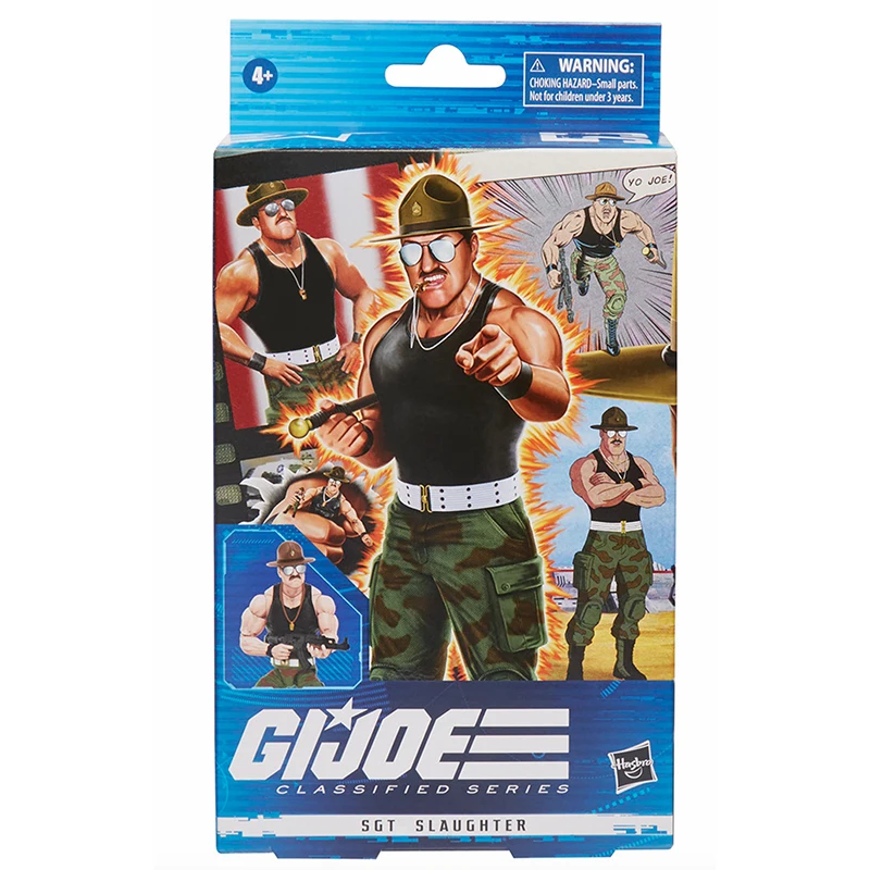 Hasbro Original 6-Inch G.i Joe Classified Series Sgt Slaughter Collection Action Figure toys