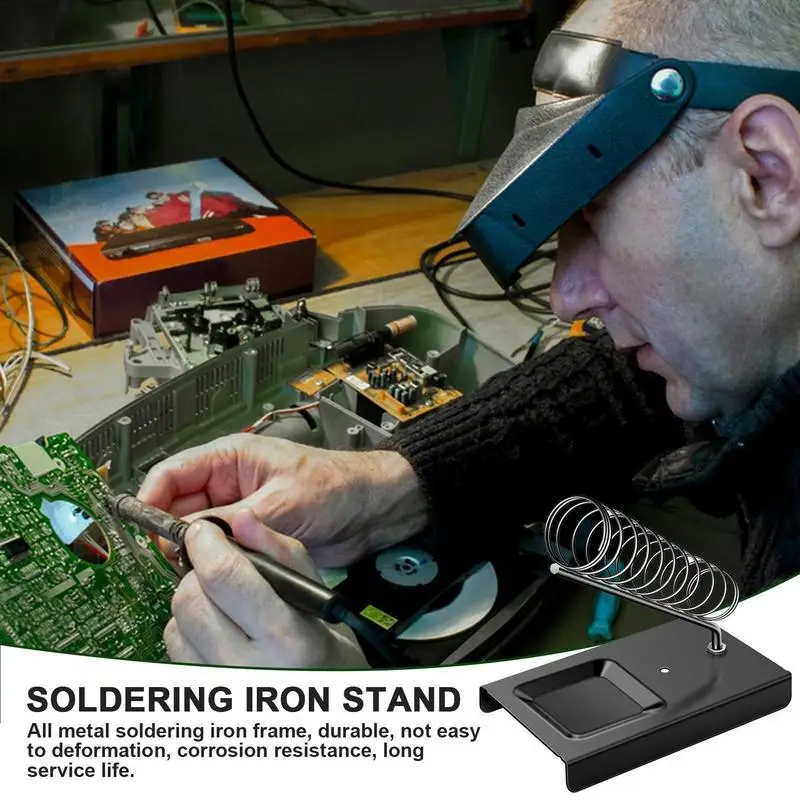 Solder Support Base High Temperature Resistant Solder Stand Easy To Install Welding Stand For Electronic Factory Production