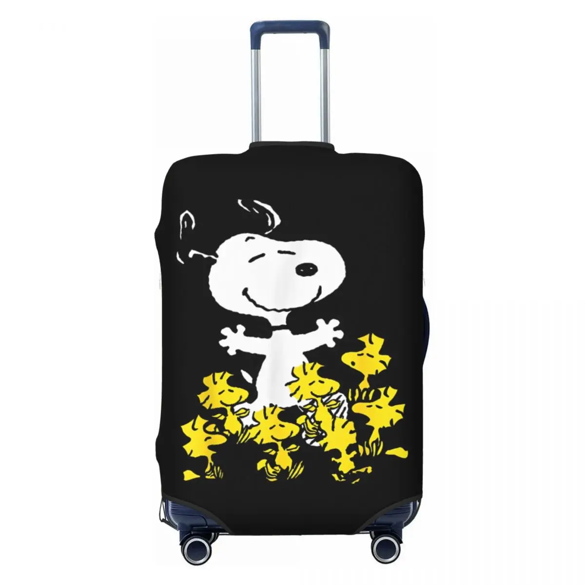 Pinda's Snoopy Chick Party Kofferhoes met ronde hals Vakantiereizen Praktische bagage-accessoires Beschermer