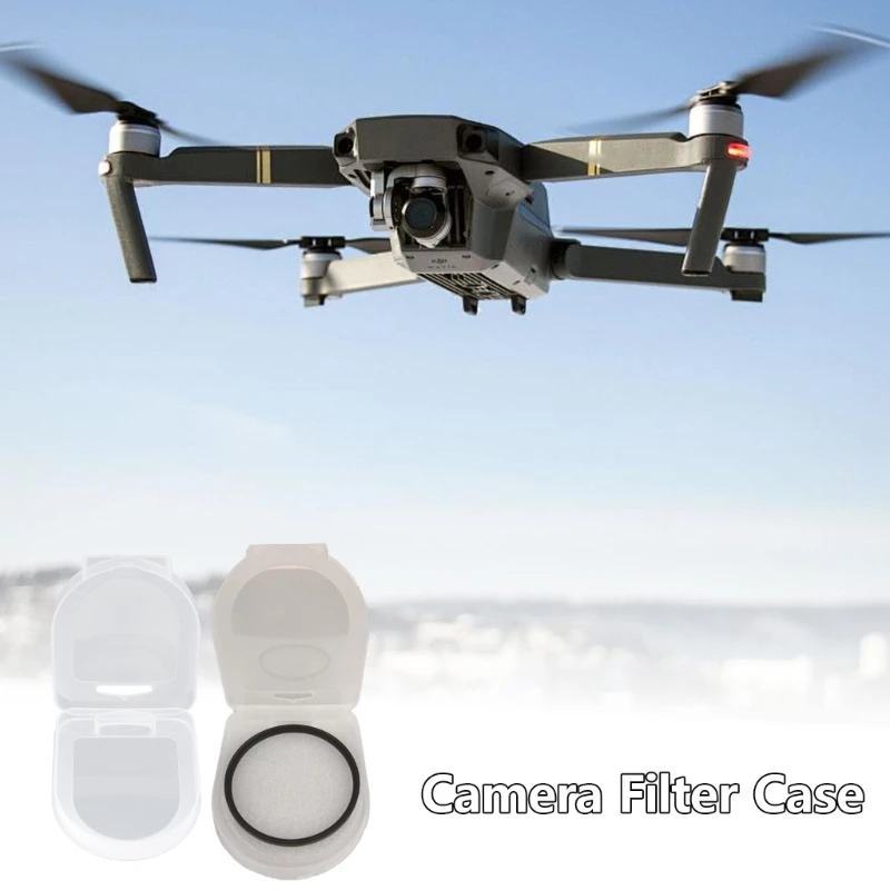 Camera Protective Lens Filter Case Cover Water Resistant & Dustproof,Camera Filter Pouches Electronic Contact Protector