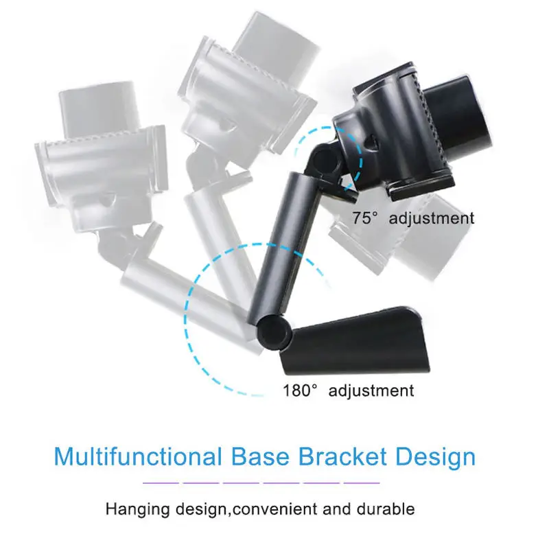 ใหม่ 1080P เว็บแคม Full HD กล้องเว็บ LED เติมแสงไมโครโฟนปลั๊ก USB Web Cam สําหรับ PC คอมพิวเตอร์ Mac แล็ปท็อปเดสก์ท็อปกล้อง