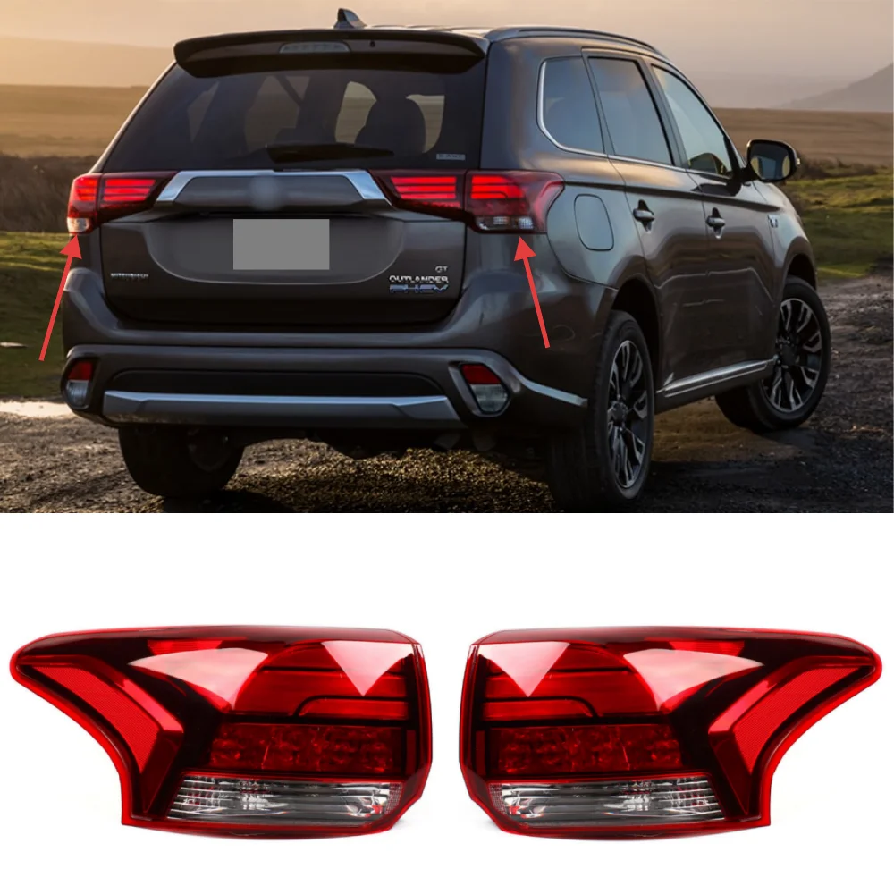

Для Mitsubishi Outlander 2016-2019 задний бампер автомобиля внешний тормозной фонарь в сборе OE: 8330B177/8330B178