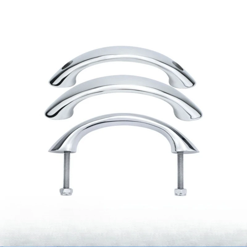 Marine 316 stainless steel handlebars, open-hole blind hole accessories, boat handles, yachts, and speedboats