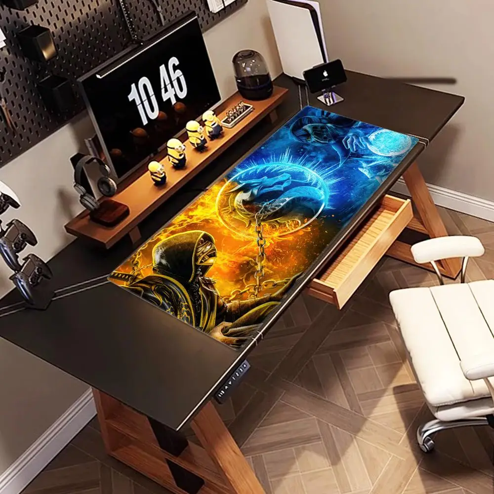 Mortal Kombates Mouse Pad 900x400mm Mouse Pad Anime Carpet Desk Mat PC Gamer gamer Cabinet Mousepad Gamers Accessories Rubber K