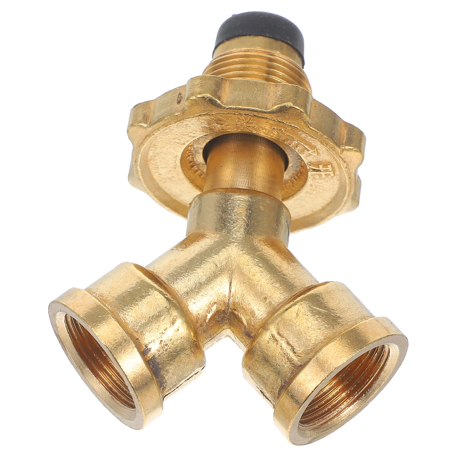 

Gas Tank Pressure Reducing Valve Thickened Brass Transfer Joint Rubber Ring Leak Prevent Propane Tank Adapter Easy Install