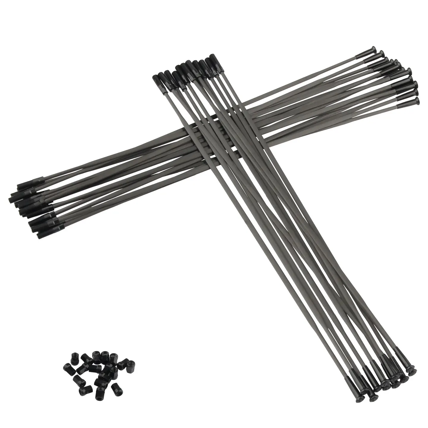 

4G Bike Spokes Carbon Fiber 320KGF 250-302MM Ultralight Weight-Saving Wheel Replacement Upgraded High-Strength Wear-Resistant