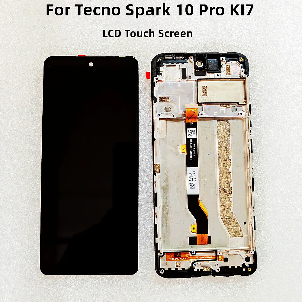 استبدال شاشة LCD ومستشعر اللمس لـ Tecno Spark 10 Pro (موديل KI7: دليل شامل للمستخدمين